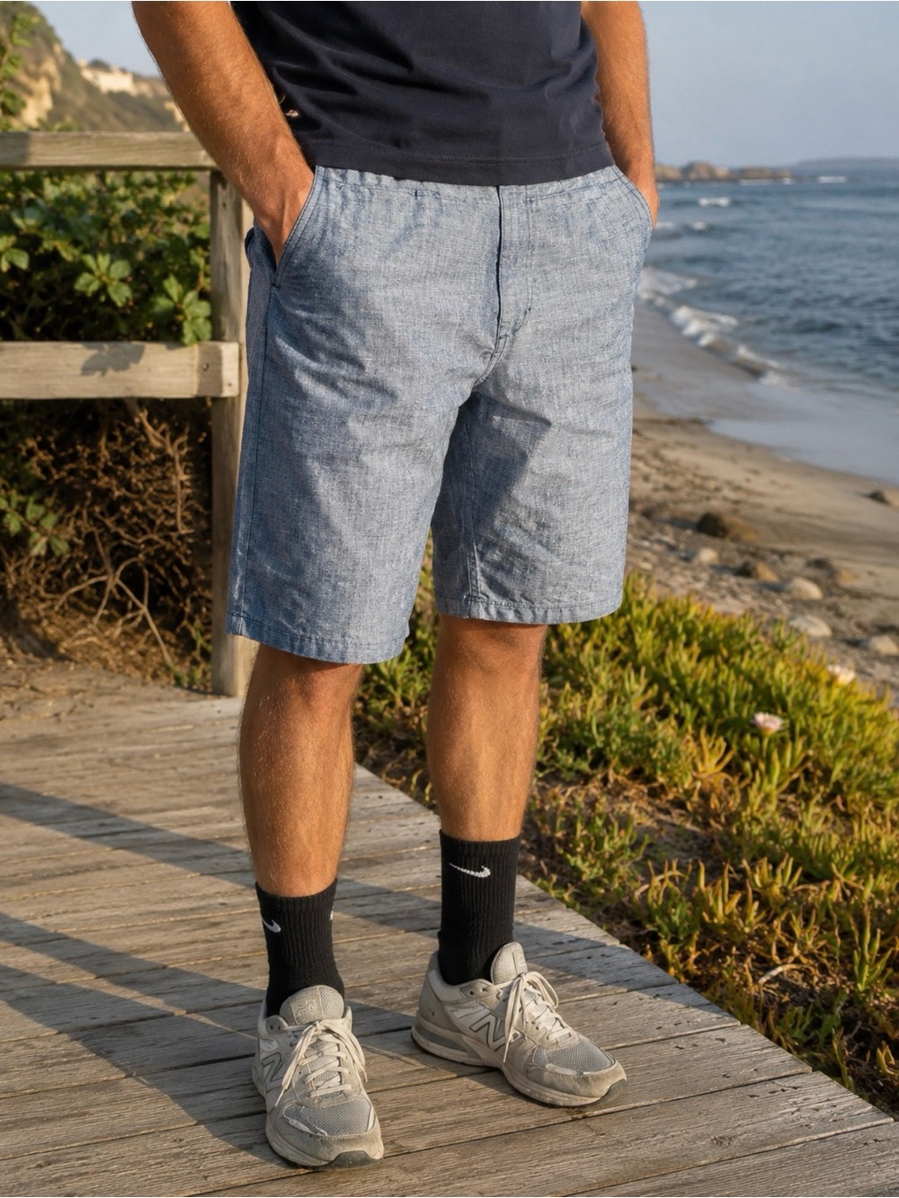 Joe’s Jeans Chambray Casual Shorts Men’s Size 30 Light Wash Summer